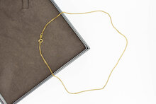 Venetiaanse ketting 18 karaat goud - 45,8 cm