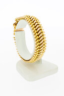 14 karaat Gouden edelsteenarmband - 17,9 cm