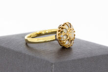18 karaat Opaal Markiesring - 16,8 mm
