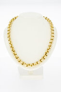 14 karaat Jasseron halsketting - 45 cm