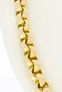 14 karaat Jasseron halsketting - 45 cm