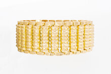 18 karaat vintage Wokkel Armband - 20,2 cm