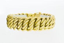 18 karaat goud brede Armband - 20,3 cm