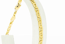 18 Karaat goud Anker armband - 21,6 cm