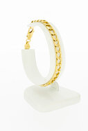 18 Karaat goud Gourmet armband - 19,1 cm