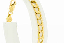 18 Karaat goud Gourmet armband - 19,1 cm