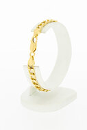 18 Karaat goud Gourmet armband - 19,1 cm
