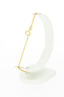 Gourmet armband 18K goud - 22,8 cm