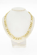 14 Karaat Figaro heren ketting - 65,1 cm