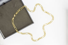 14 Karaat Figaro heren ketting - 65,1 cm