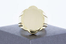14 karaat gouden heren Zegelring - 21 mm