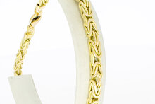 14 karaat Byzantijnse mannen armband - 24,7 cm