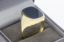 14 Karaat gouden mannen zegelring - 20,9 mm