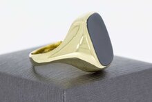 14 Karaat gouden mannen zegelring - 20,9 mm