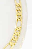 14 karaat Figaro mannen ketting - 61 cm