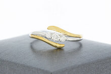 9 karaat dames diamantring - 18,7 mm