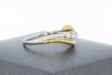 9 karaat dames diamantring - 18,7 mm