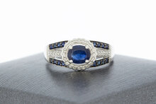 9 karaat dames saffierring - 17,6 mm