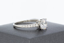 9 karaat witte dames ring - 19,2 mm