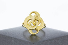 Vintage dames ring 9 karaat (geel) - 17,5 mm