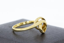 14 karaat Gouden Knoop dames ring - 17 mm