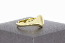 Pink ring dames 14 karaat goud - 17 mm