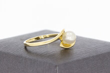 Dames ring met Parel 14 Karaat goud - 17,1 mm