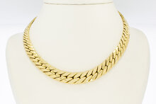 18 Karaat Gourmetketting - 45,5 cm
