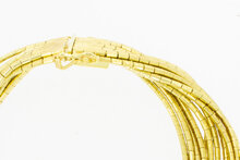 18 Karaat gouden dames armband - 18,9 cm
