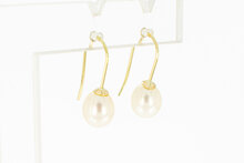 14 Karaat Parel oorhangers dames - 1,9