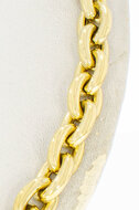 18 Karaat geelgouden Anker Collier - 43,1 cm