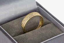 14 karaat gouden dames ring - 16,4 mm