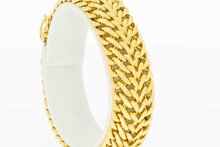 18 karaat goud dames armband - 16,4 cm