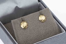 14 karaat gouden oorknopjes - 0,6 cm