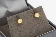 Oorstekers dames 14 Karaat goud - 0,5 cm