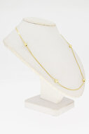 14 Karaat gouden dames Collier - 38,3 cm