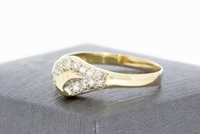 14 Karaat gouden dames ring - 19,7 mm