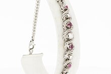 14 Karaat edelsteen dames armband - 21,3 cm