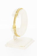 14 Karaat gouden dames armband - 19 cm