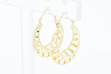 14 Karaat vintage dames oorbellen - 2,3 cm