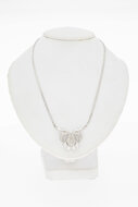 14 Karaat dames Collier met Diamant - 43 cm