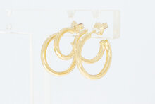 14 Karaat dames oorringen - 1,6 cm