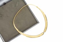 18 Karaat gouden Kraag diamant collier - 44 cm