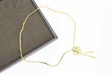 14 Karaat Staafjes dames Collier - 43,5 cm