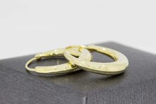 Dames oorringen 14 Karaat goud - 2 cm