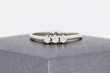 14 Karaat dames diamantring - 17,2 mm