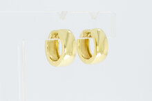 14 Karaat gouden bolle Creolen - 1,4 cm