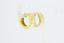 14 Karaat gouden bolle Creolen - 1,4 cm