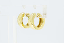 14 Karaat gouden bolle Creolen - 1,4 cm