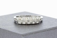 18 Karaat diamant damesring - 17,2 mm
